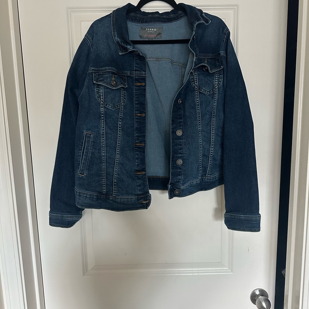 Torrid Dark Blue Denim Jacket